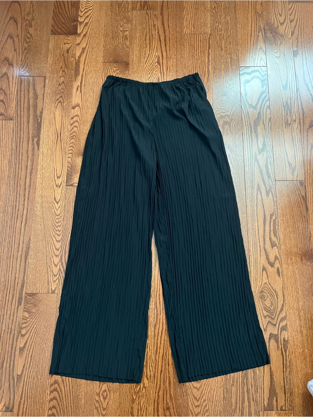 Aritzia Babaton Black Pleated Wide-Leg Pants 🖤